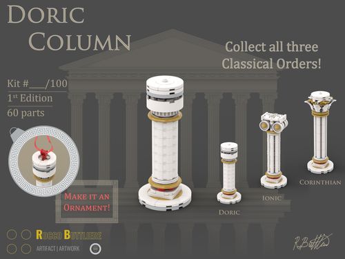 Corinthian Column - Buildable Kit / Ornament — Rocco Buttliere